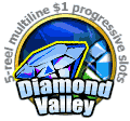 Diamond Valley online progressive jackpot video slot machine